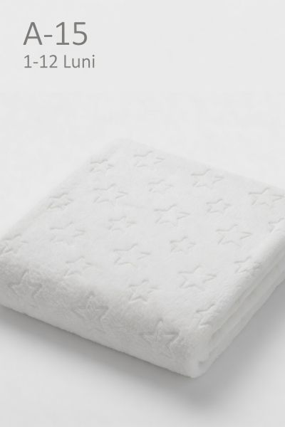 NEWWORLD Păturică bebeluși 90×90 cm din welsoft (1–12 luni)