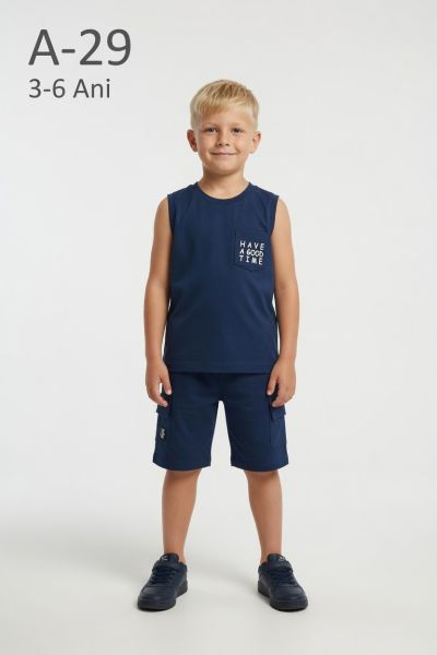 YAVRUCAK LIFE Set copii 3–6 ani 2 piese din bumbac „Have a Good”