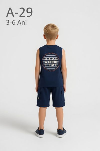 YAVRUCAK LIFE Set copii 3–6 ani 2 piese din bumbac „Have a Good”