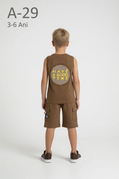 YAVRUCAK LIFE Set copii 3–6 ani 2 piese din bumbac „Have a Good”