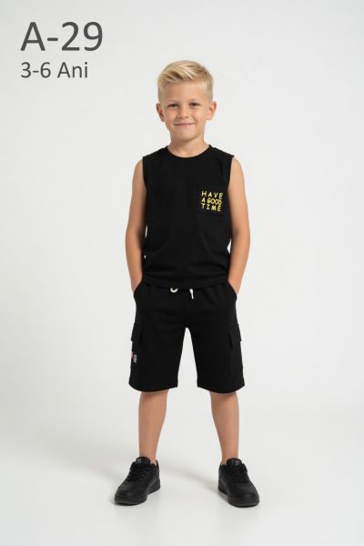 YAVRUCAK LIFE Set copii 3–6 ani 2 piese din bumbac „Have a Good”