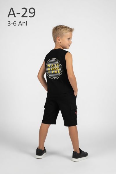 YAVRUCAK LIFE Set copii 3–6 ani 2 piese din bumbac „Have a Good”