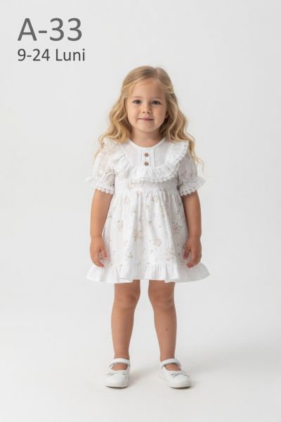 MINICIX Rochie bebeluși 9–24 luni cu nervuri