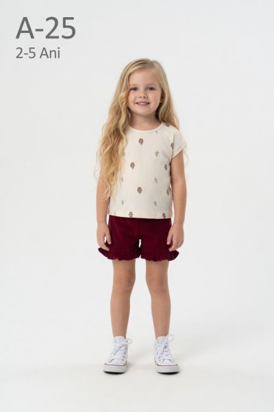 FEELY HUNNY Set fete 2–5 ani cu imprimeu floral