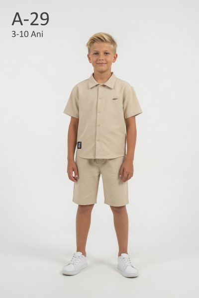 CMK Set copii 3–10 ani cu șort și emblemă „CMK New Model”