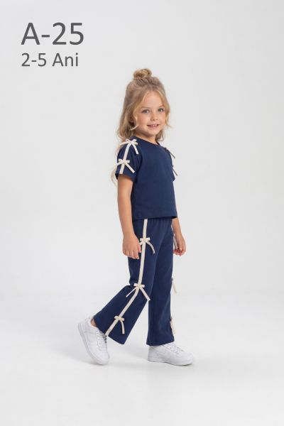 DECO Set fete 2–5 ani cu fundiță