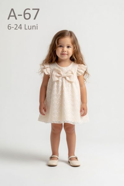 MYMIO Rochie fete 6–24 luni cu broderie margarete