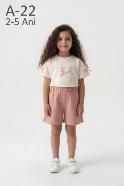 MY BELLA Set fete 2–5 ani cu broderie și fundiță