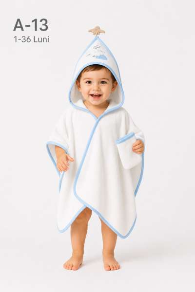 GÜLÜNCE BABY Prosop copii 1–36 luni cu broderie iepuraș