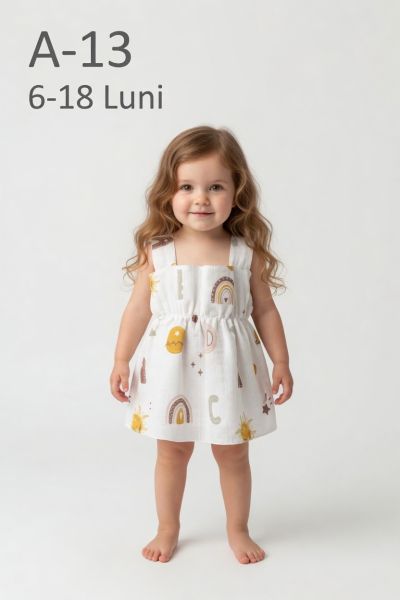 LAMI BABY Rochie din muselină pentru bebeluși 6–18 luni
