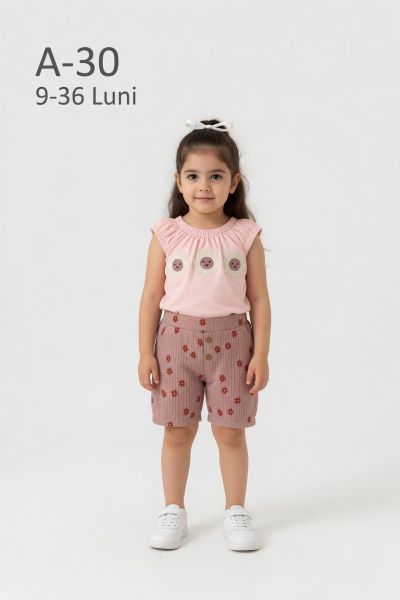 Deco 9-12-18-24-36 Luni Set Floare Fetita 