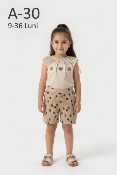 Deco 9-12-18-24-36 Luni Set Floare Fetita 