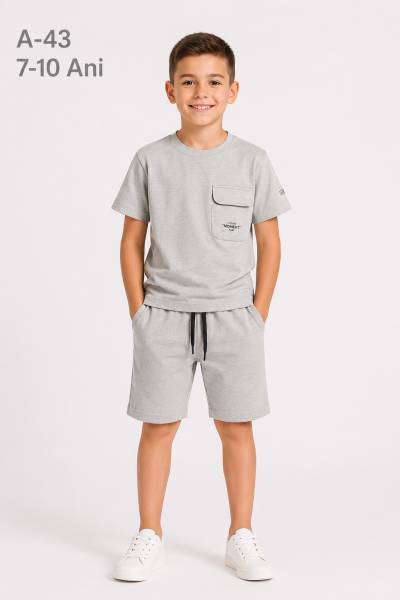 RUHATKIDS Set copii 7–10 ani 2 piese din bumbac cu imprimeu „Moment”