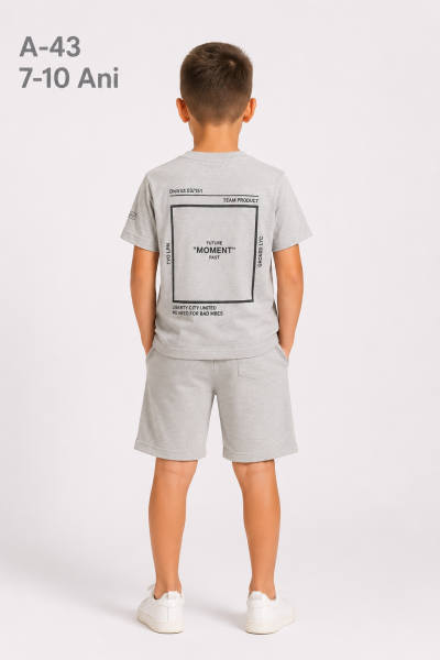 RUHATKIDS Set copii 7–10 ani 2 piese din bumbac cu imprimeu „Moment”