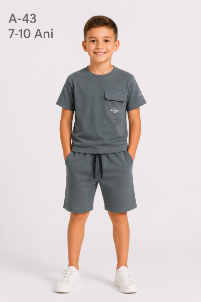 RUHATKIDS Set copii 7–10 ani 2 piese din bumbac cu imprimeu „Moment”