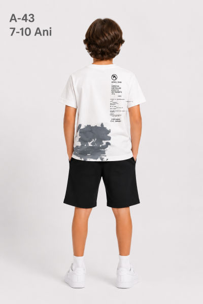 RUHATKIDS Set copii 7–10 ani 2 piese din bumbac cu imprimeu „Langting”